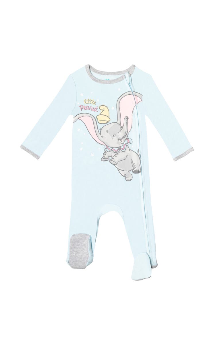 Disney Classics Baby Girls' 2-Pack Footed Sleep N' Play Coveralls, Alternate, color, Classics Blue Yellow