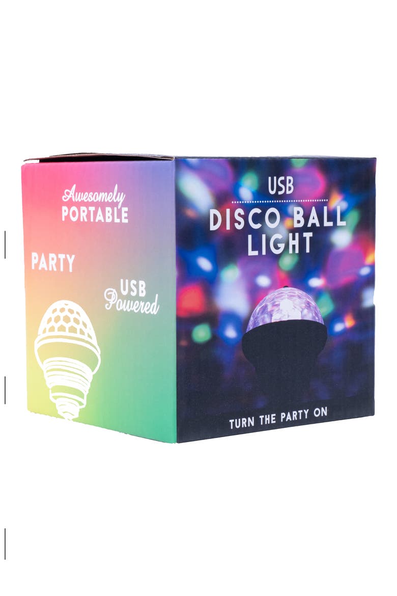 Portable Disco Ball Light, Alternate, color, SILVER