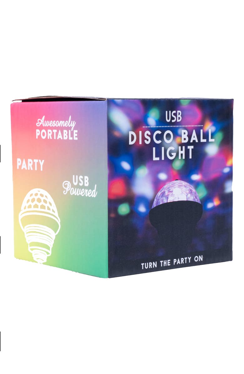 Fizz Creations Portable Disco Ball Light, Alternate, color, Silver