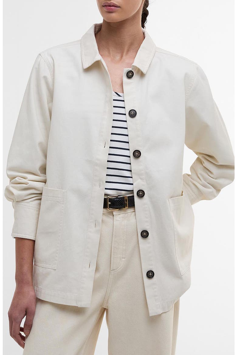 Lyndale Cotton Overshirt, Main, color, CLOUD