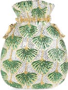 JUDITH LEIBER COUTURE Ginkgo Crystal Embellished Pouch