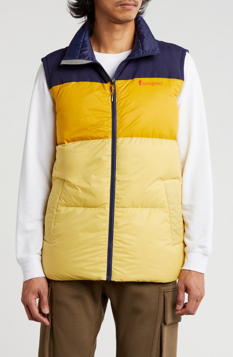 Cotopaxi Solazo Water Repellent 600 Fill Power Down Puffer Vest, Main, color,
