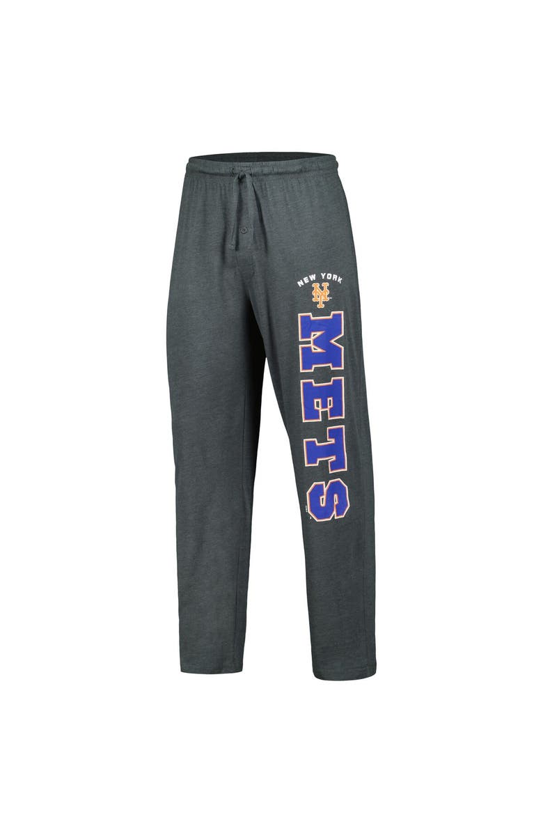 CONCEPTS SPORT Men's Concepts Sport Charcoal/Royal New York Mets Meter T-Shirt & Pants Sleep Set, Alternate, color,