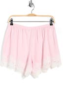 WAYF Lace Trim Pull-On Shorts