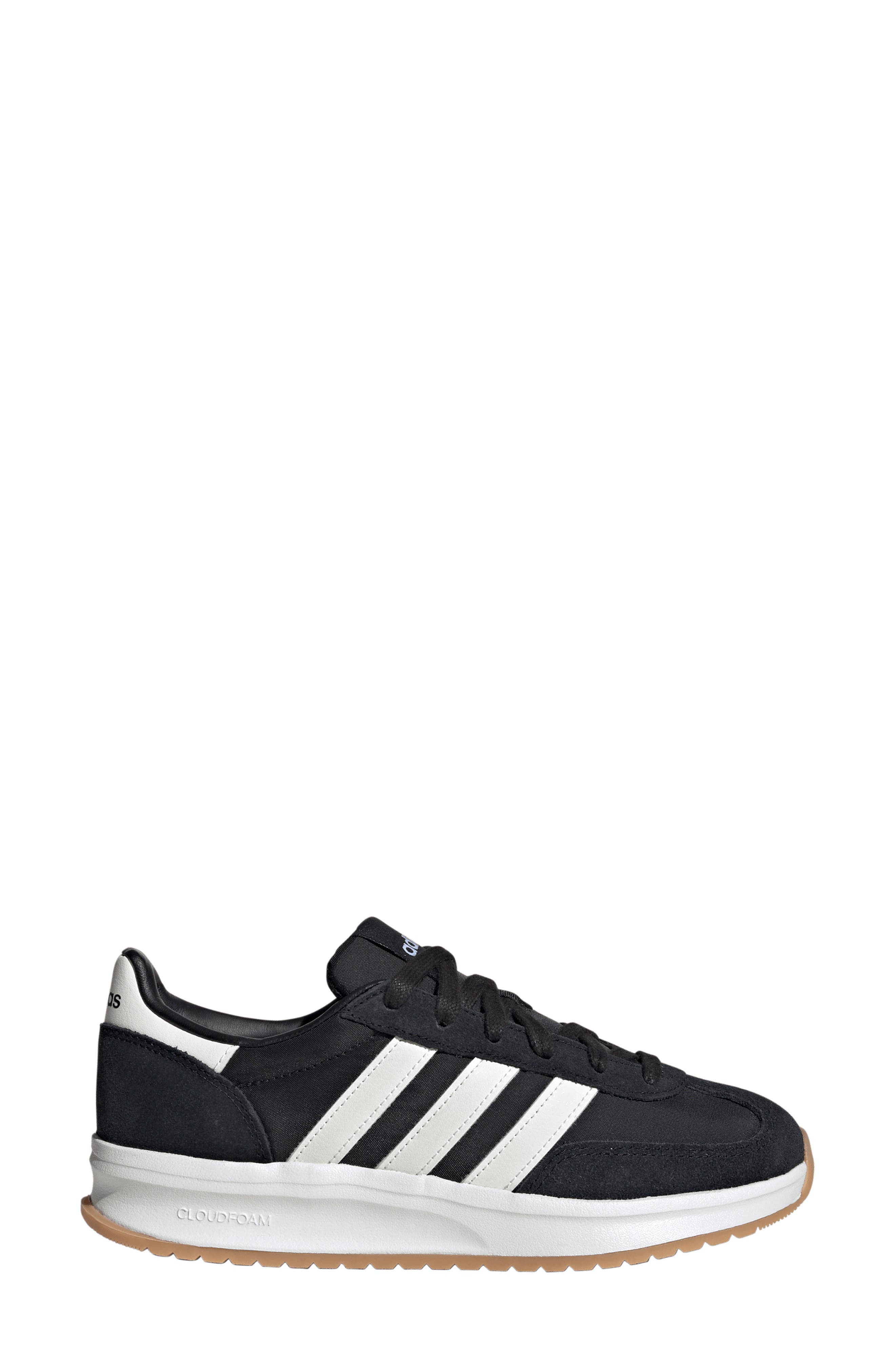 adidas Run 70s 2.0 Sneaker, Alternate, color, Black/ White/ White
