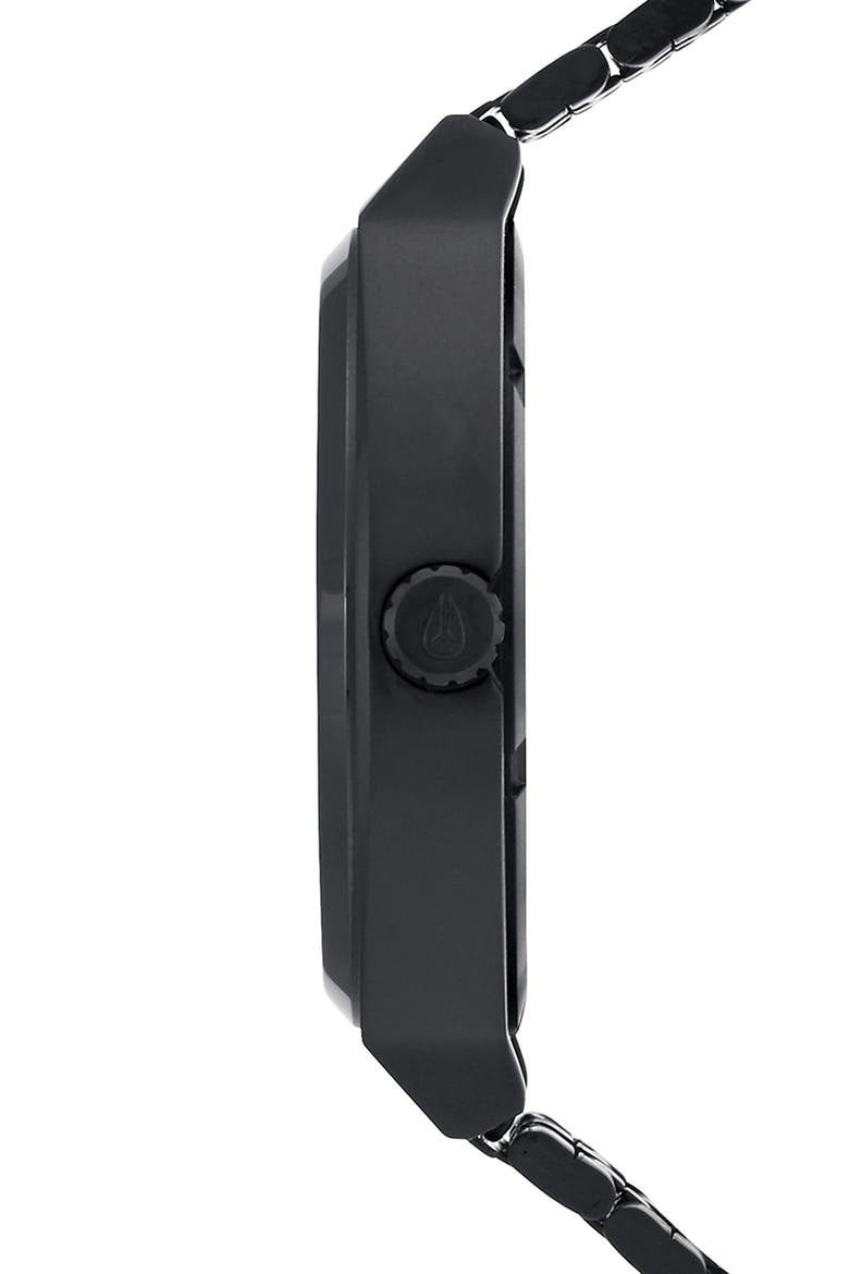 'The Time Teller' Bracelet Watch, 37mm, Alternate, color, BLACK