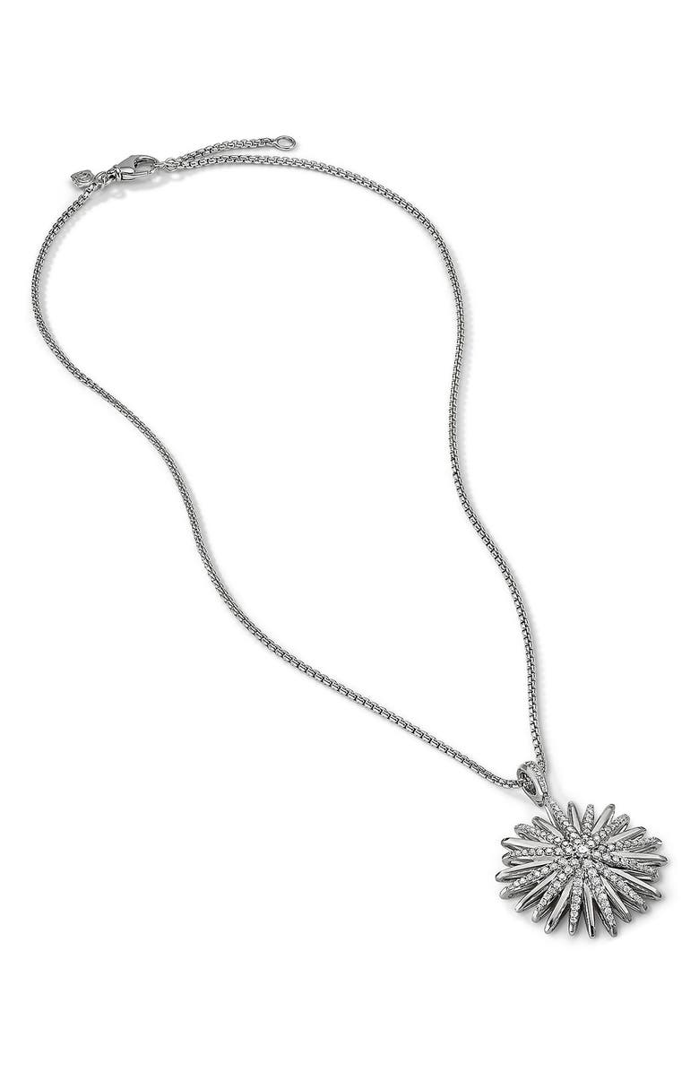 David Yurman Starburst Diamond Pendant Necklace, Alternate, color, 