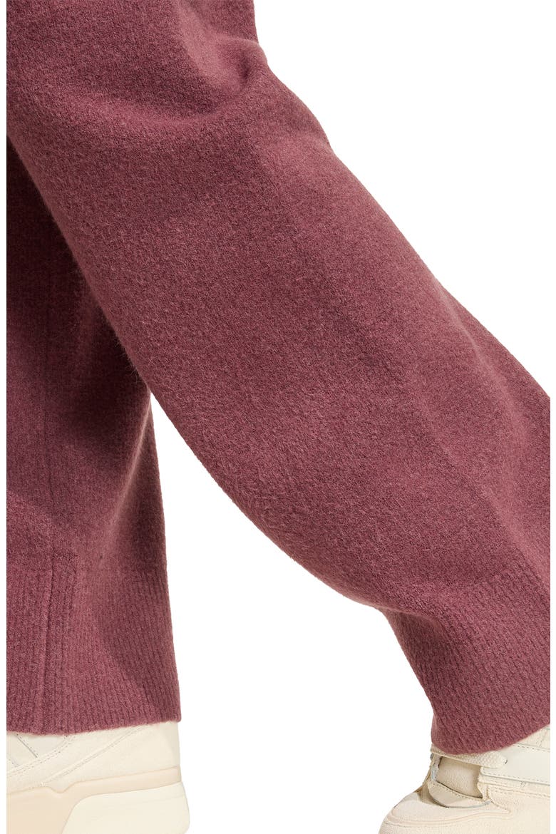 Essentials Wide Leg Knit Pants, Alternate, color, QUIET CRIMSON
