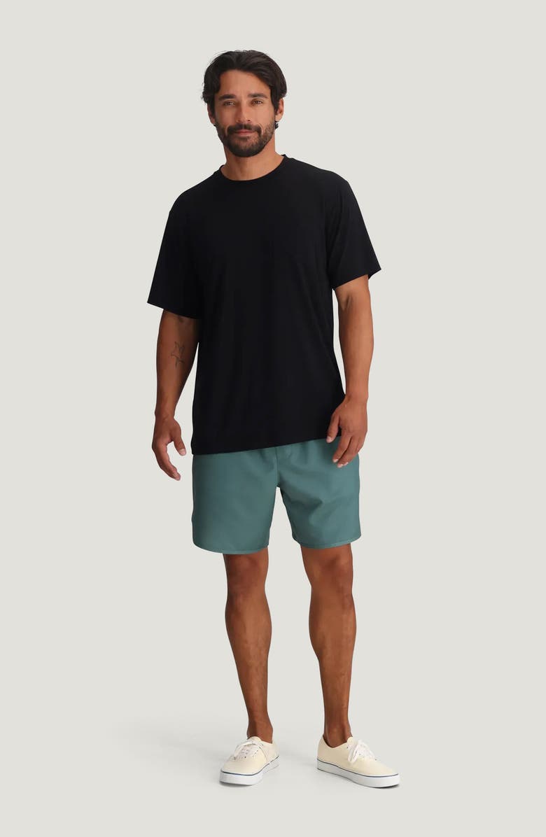 Free Fly Flex Performance Pocket T-Shirt, Alternate, color, Black