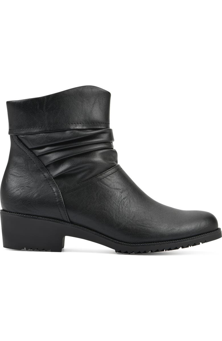 CLIFFS BY WHITE MOUNTAIN Durbon Scrunch Boot - Wide Width, Alternate, color, Black Smooth