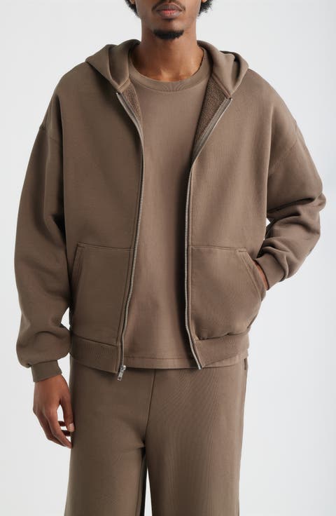 Core Oversize Terry Full Zip Hoodie