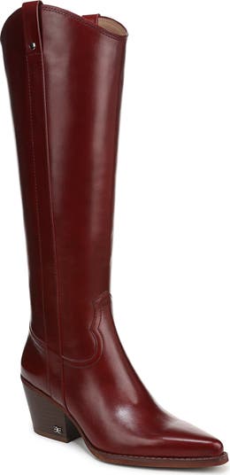 (取寄) サムエデルマン レディース ワイアット Sam Edelman women Wyatt Deep Scarlet Sam Edelman Wyatt Knee High Western Boot (Women) | Nordstrom