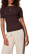 Sanctuary Perfect Pointelle Rib T-Shirt