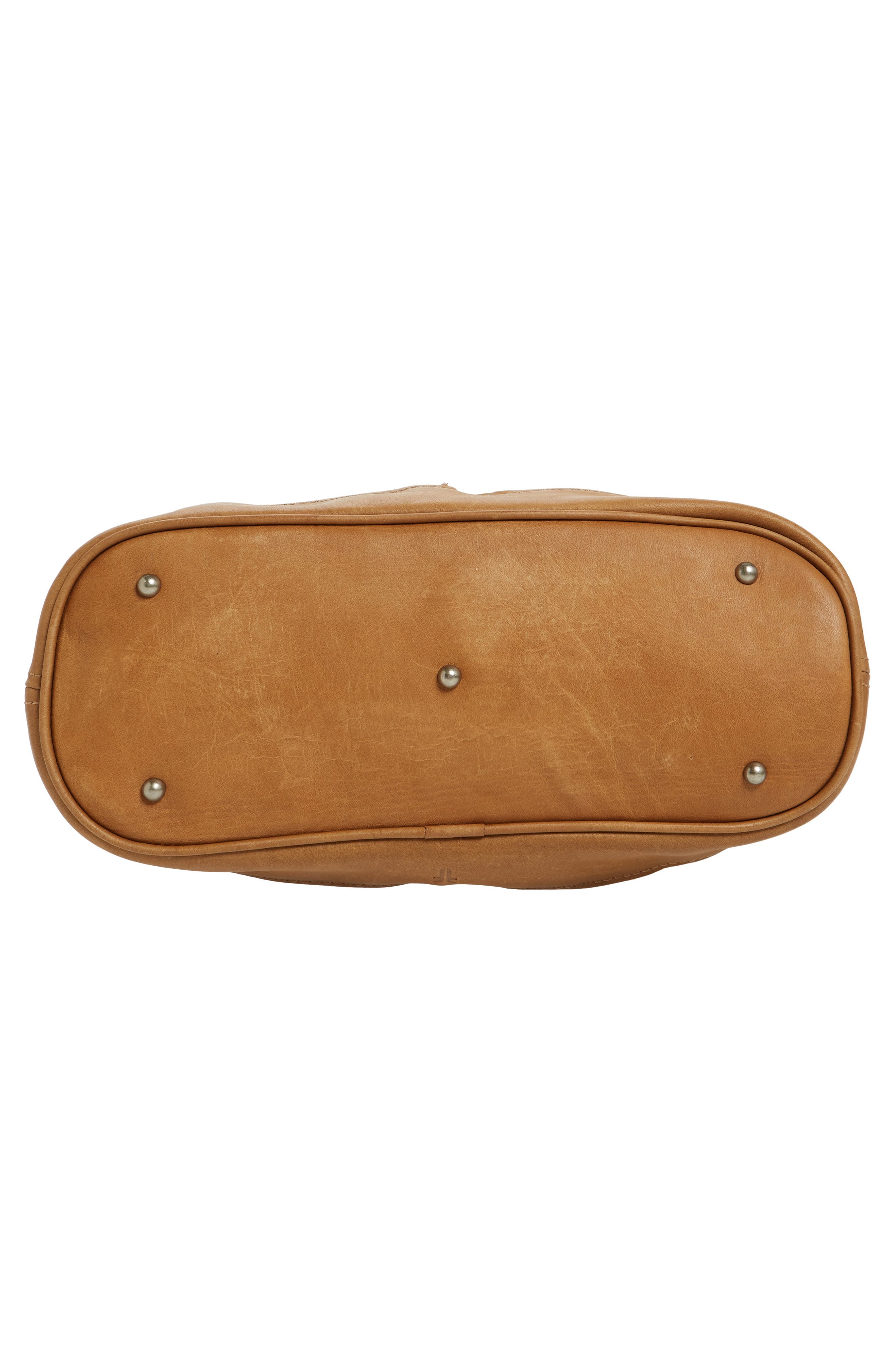 Cara Leather Hobo Bag, Alternate, color, BEIGE