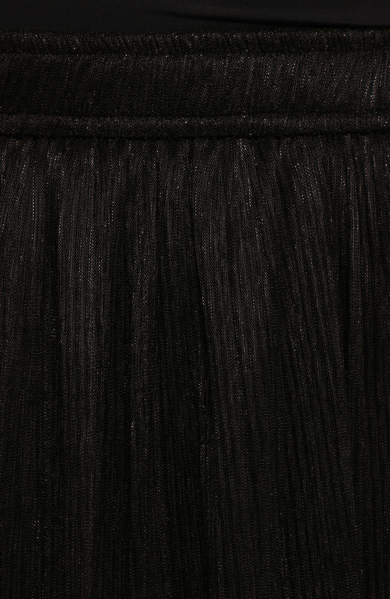 Petal & Pup Tricia Metallic Maxi Skirt, Alternate, color, Black