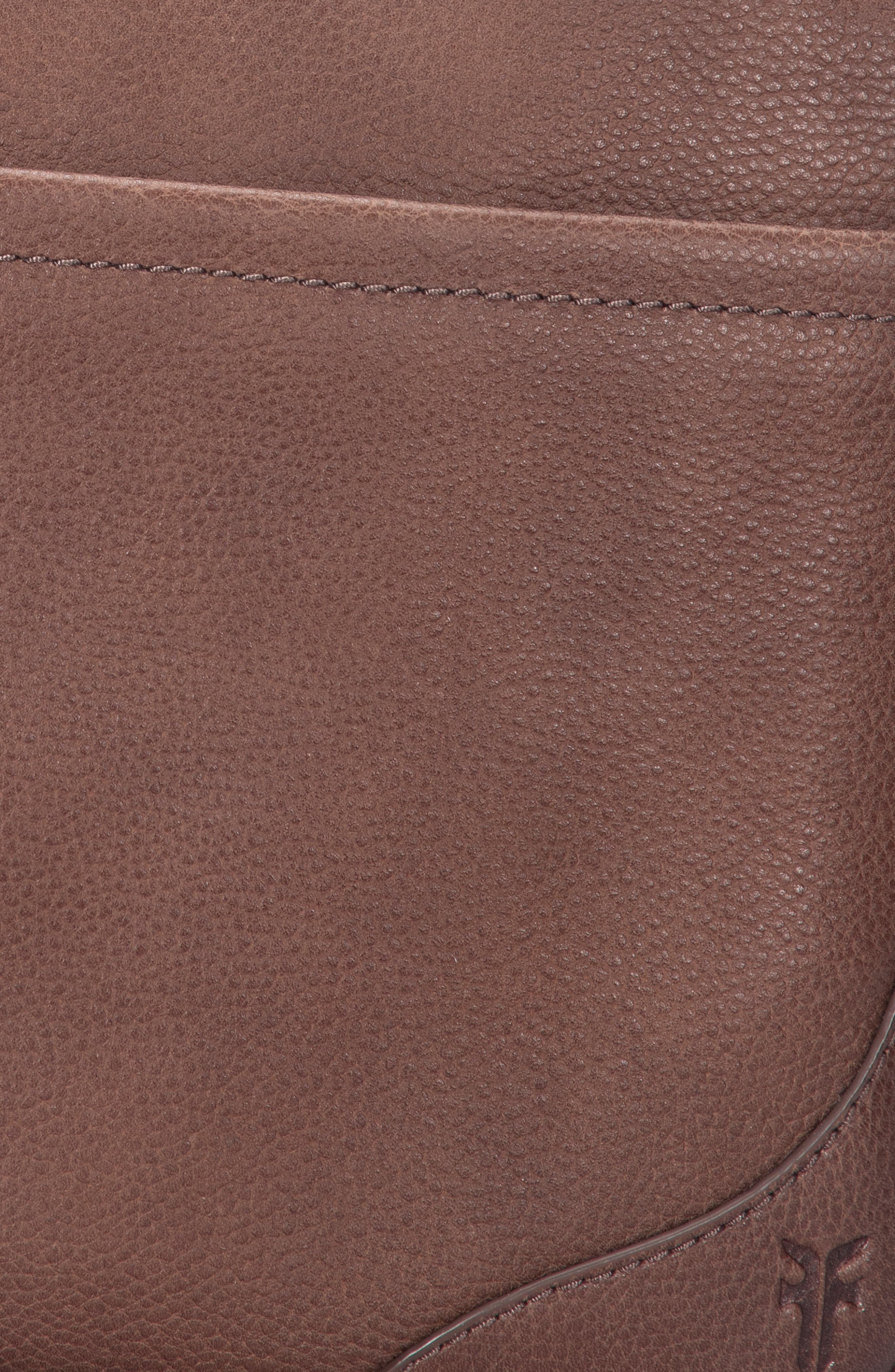 Frye Soraya Swing Leather Crossbody Bag, Alternate, color, Dark Brown