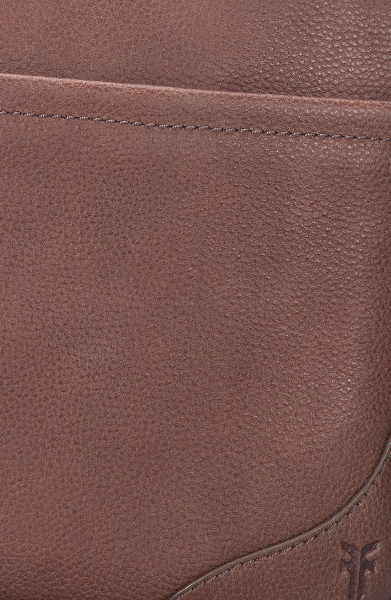 Frye Soraya Swing Leather Crossbody Bag, Alternate, color, Dark Brown