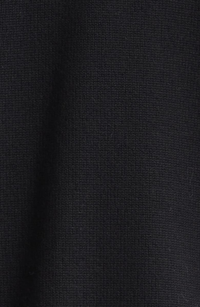 Casablanca Stripe Merino Wool Knit Jacket, Alternate, color, Black