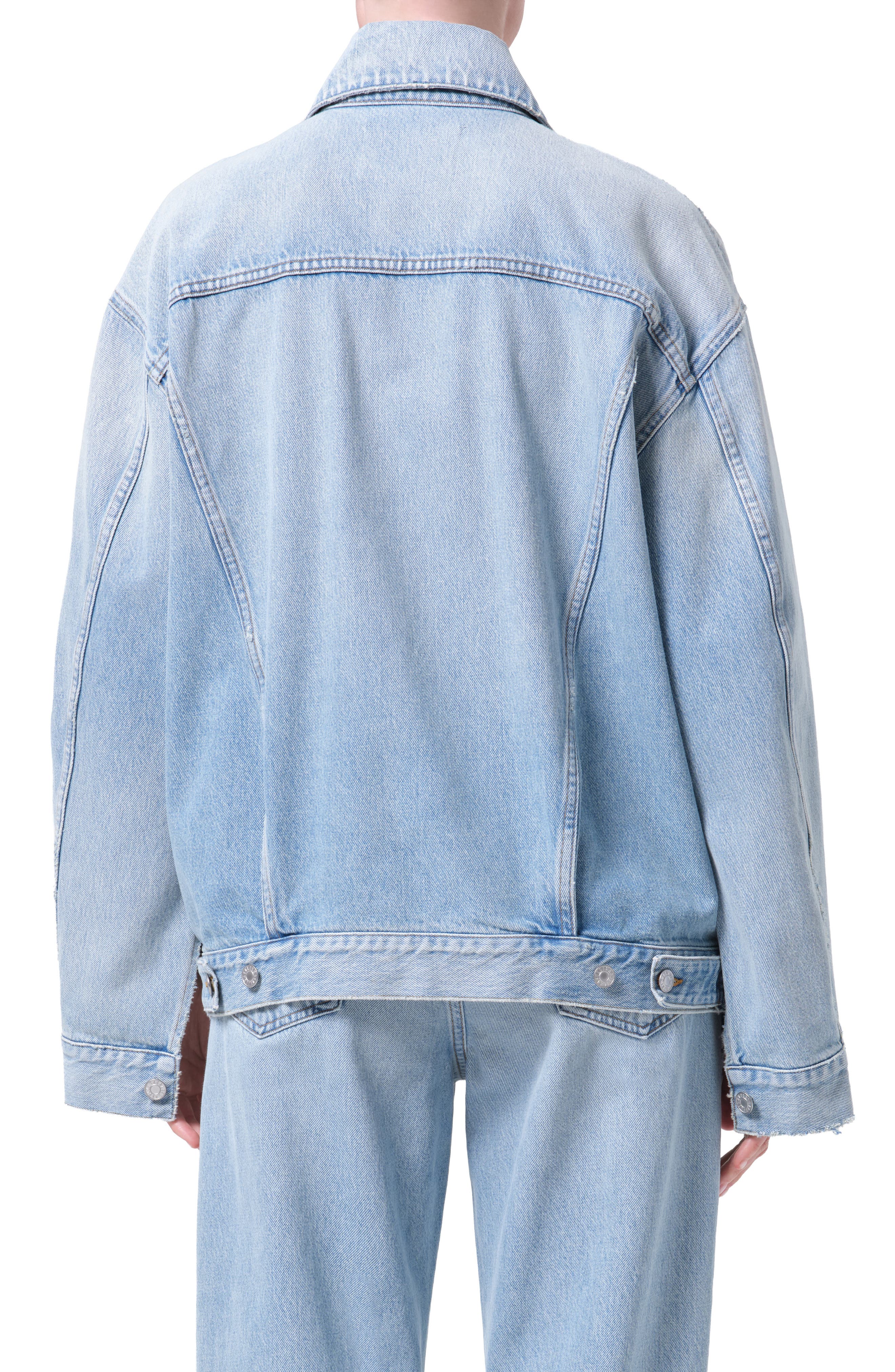Evin Oversize Denim Trucker Jacket - image 2