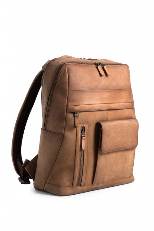 Velez Top Grain Leather Backpack For Men And Women Casual Daypack