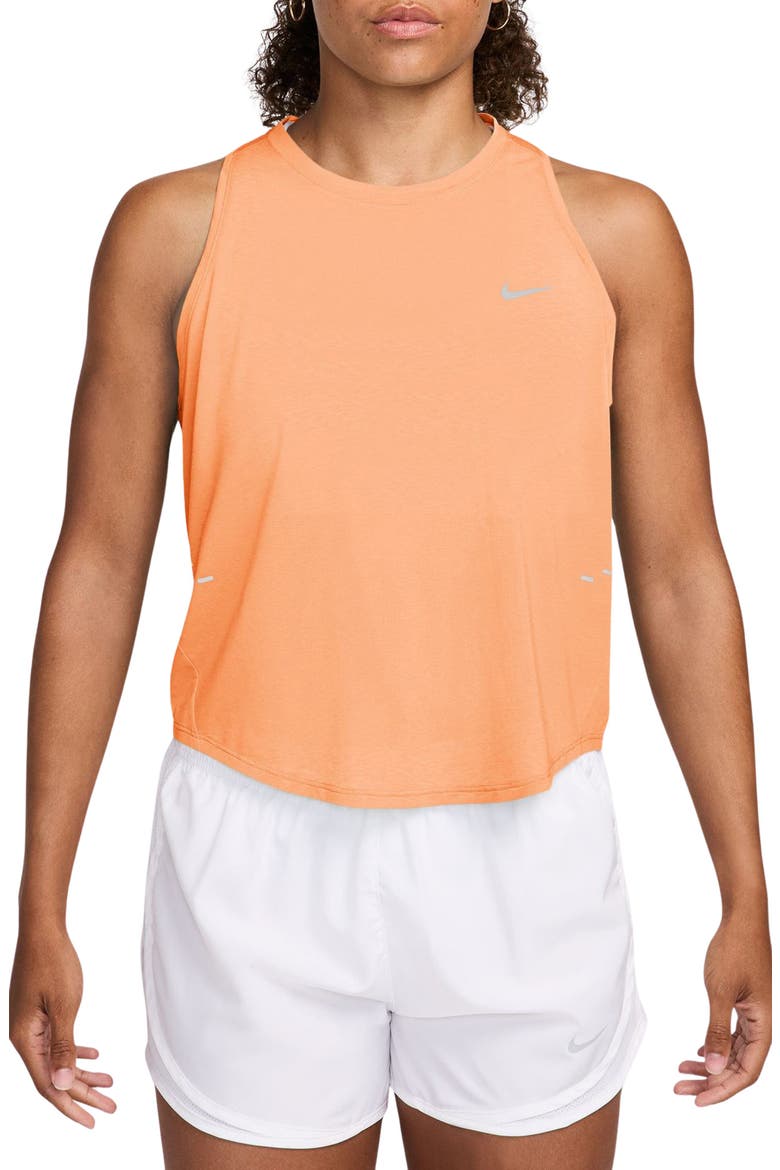 Swift Breathe Dri-FIT Running Tank Top, Main, color, ORANGE PULSE/ PHOTON DUST