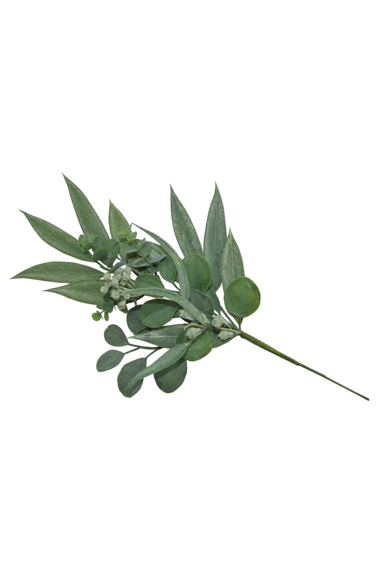 Sullivan's California Eucalyptus Spray, Green Faux Floral Stem for Crafting, Weddings, Home and Holiday Decoration, 22 Inch, Main, color, Green