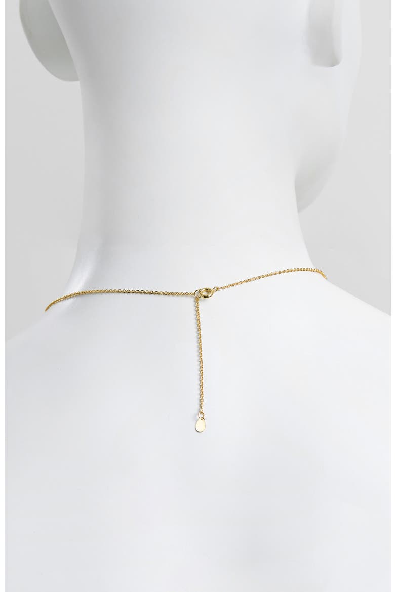 Modern Muse Faux Pearl Pendant Necklace, Alternate, color, GOLD