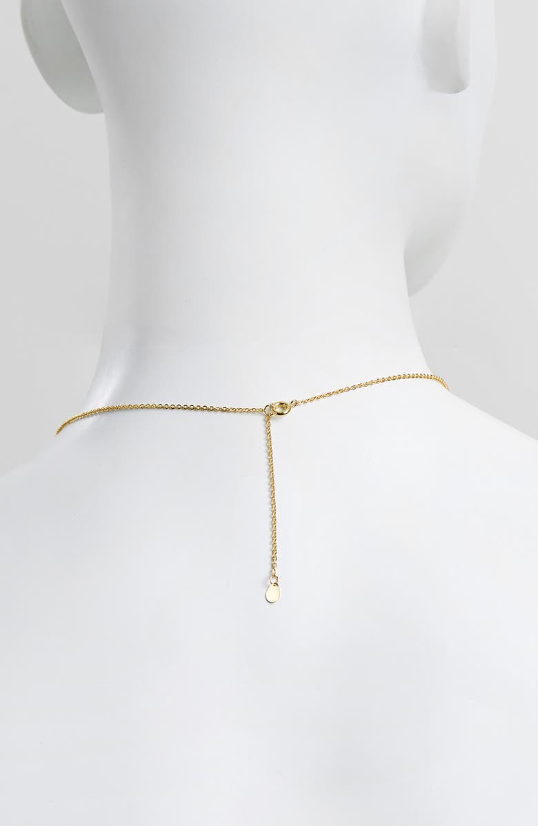 ATHRA LUXE Modern Muse Faux Pearl Pendant Necklace, Alternate, color, 