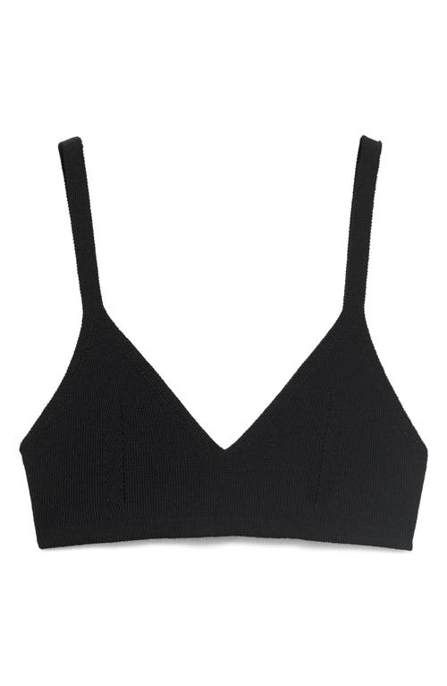 Mango Knit Cropped Top