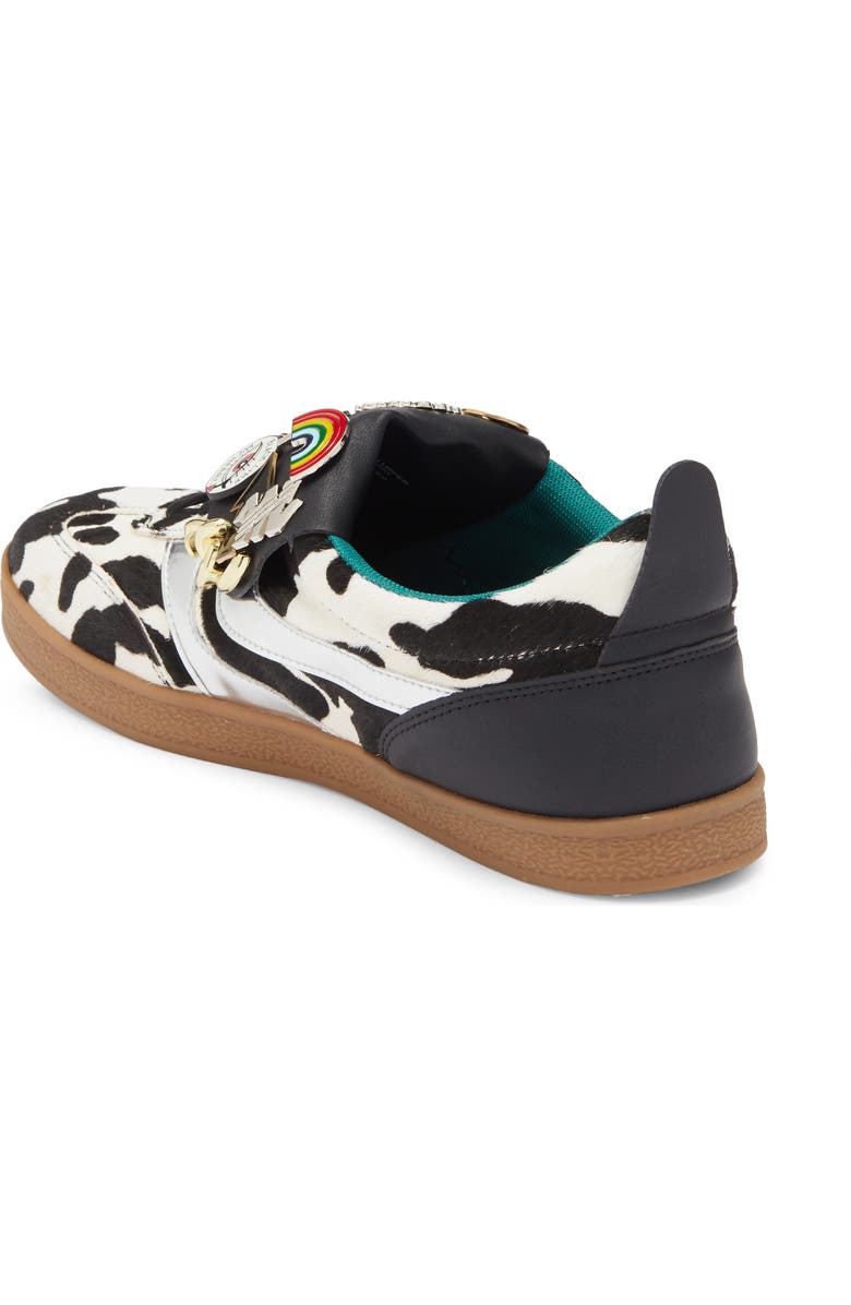 Steve Madden Wyatt Calf Hair Sneaker, Alternate, color, Black / White Calf Hair