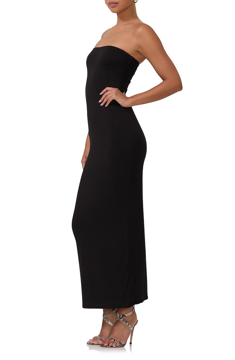 AFRM Dunn Strapless Knit Maxi Dress, Alternate, color, 