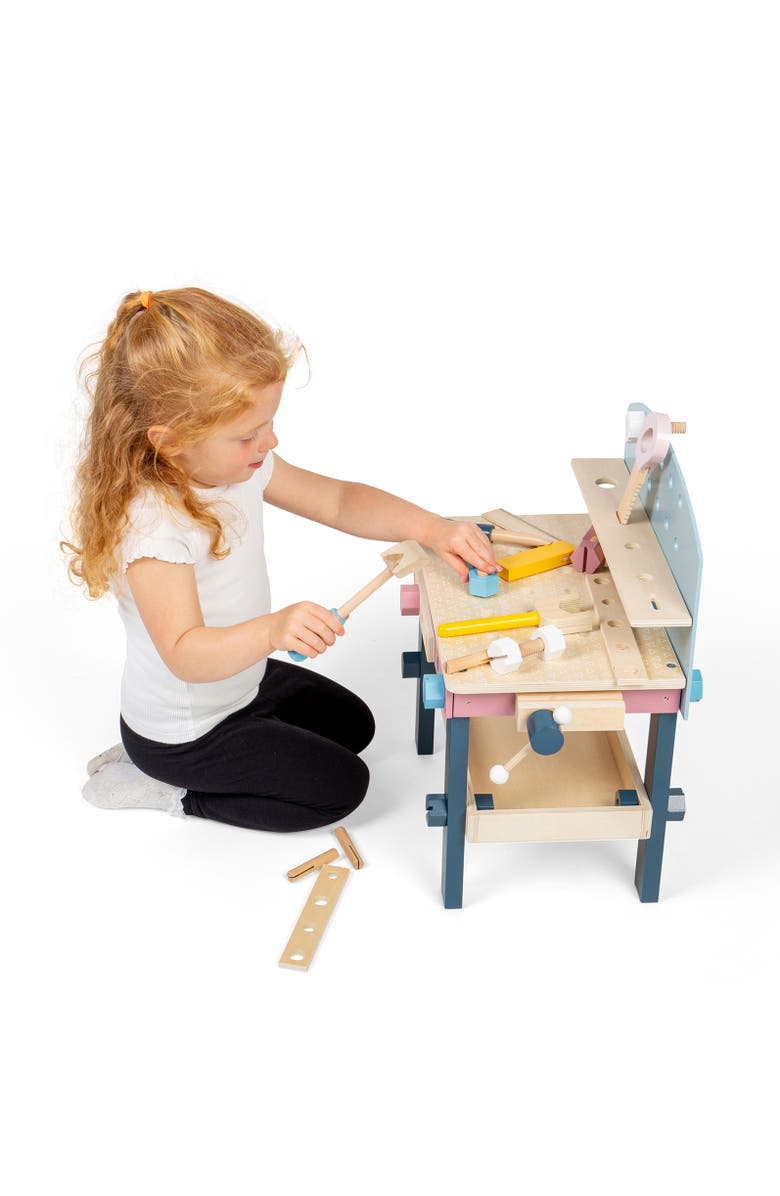 Bigjigs Toys Tool Bench, Alternate, color, Multicoloured