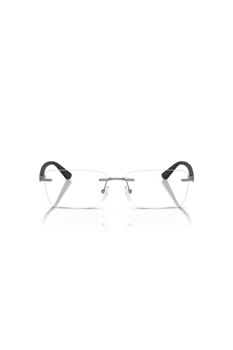 56mm Rectangle optical glasses, Alternate, color, Grey