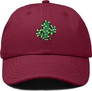 Dalix Cactus Embroidered Low Crown Cap