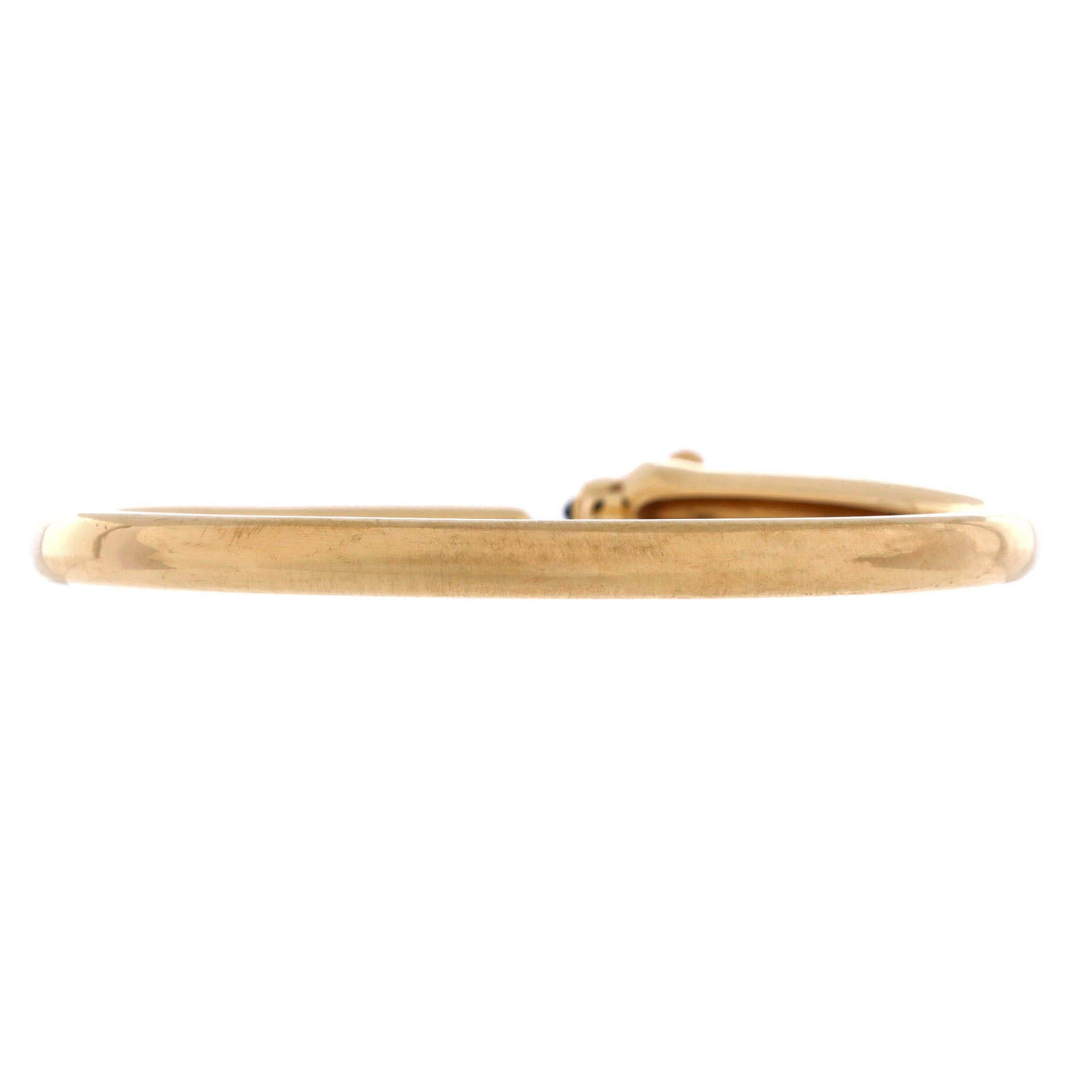 Panthere de Cartier Open Cuff Bracelet 18K Yellow Gold with Onyx and Tsavorite, Alternate, color, Metallic Gold