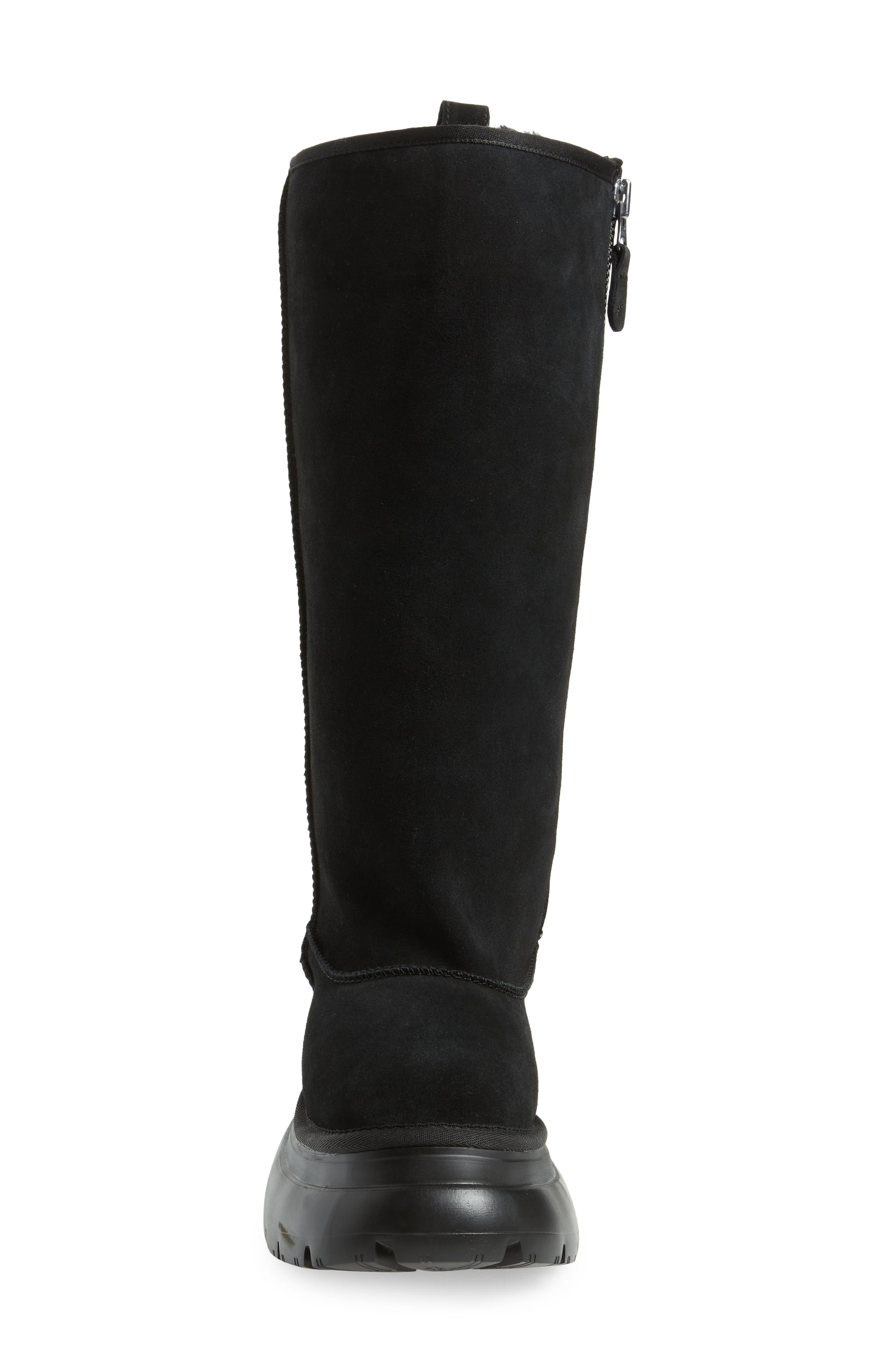 R13 Tall Chunky Genuine Shearling Lined Boot, Alternate, color, 