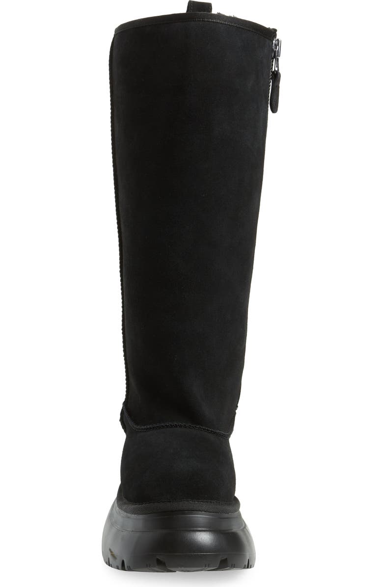 R13 Tall Chunky Genuine Shearling Lined Boot, Alternate, color,