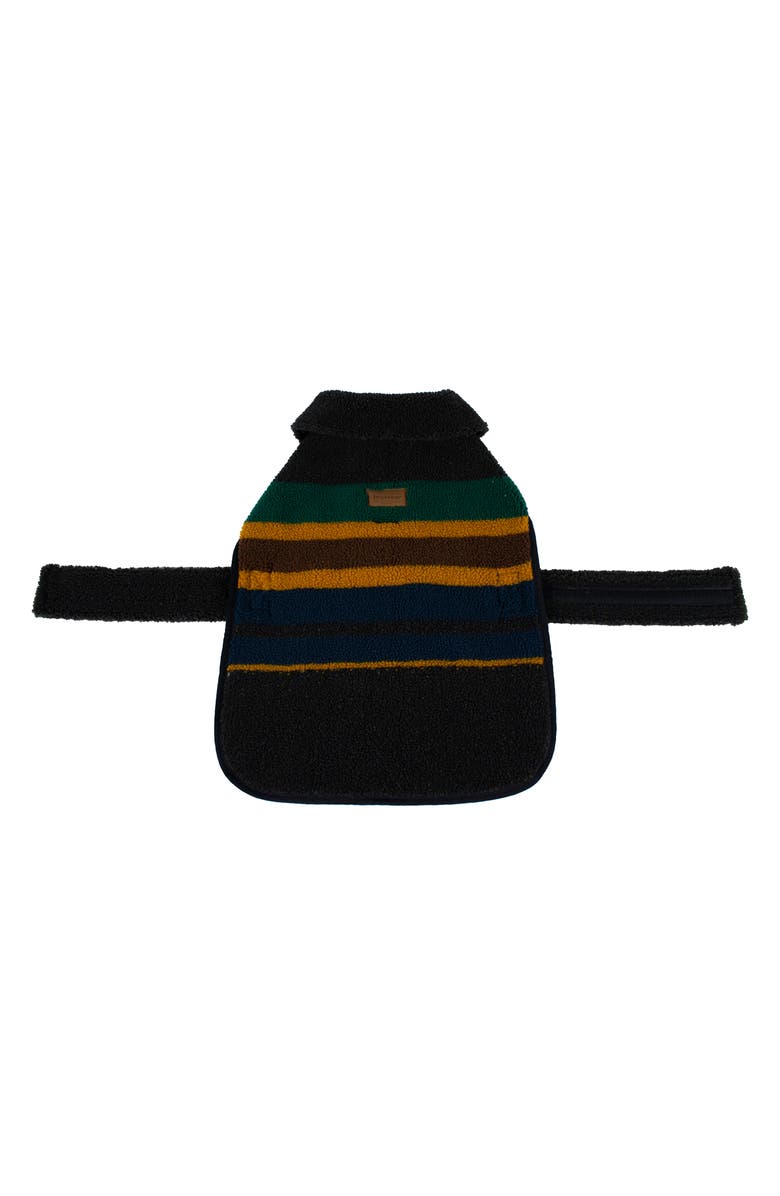 Pendleton Yakima Camp Fleece Dog Jacket, Alternate, color, Oxford Black