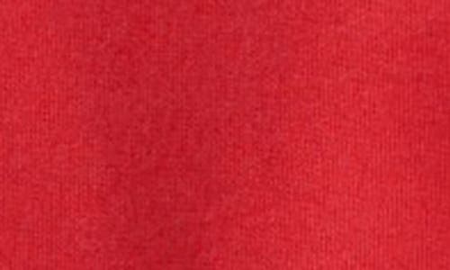 Madewell Brushed Terry Crewneck Sweatshirt In Red