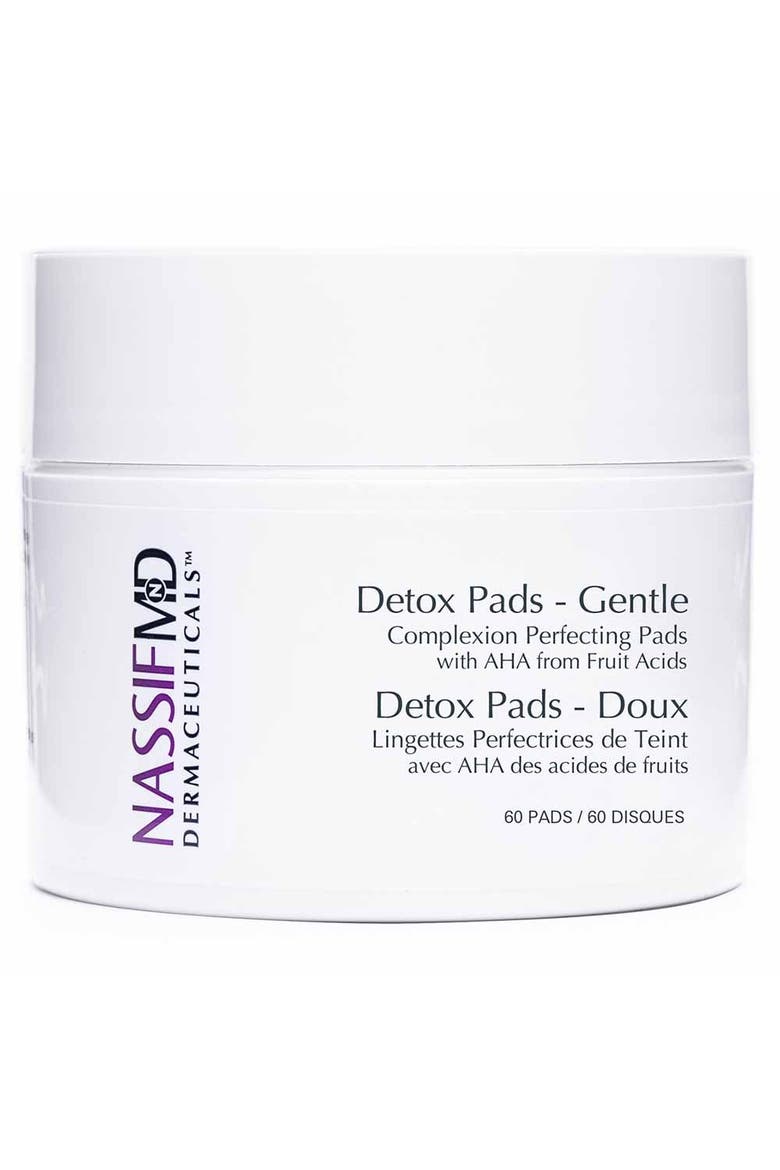 Detox Facial Pads - Gentle 60pads, Main, color, None