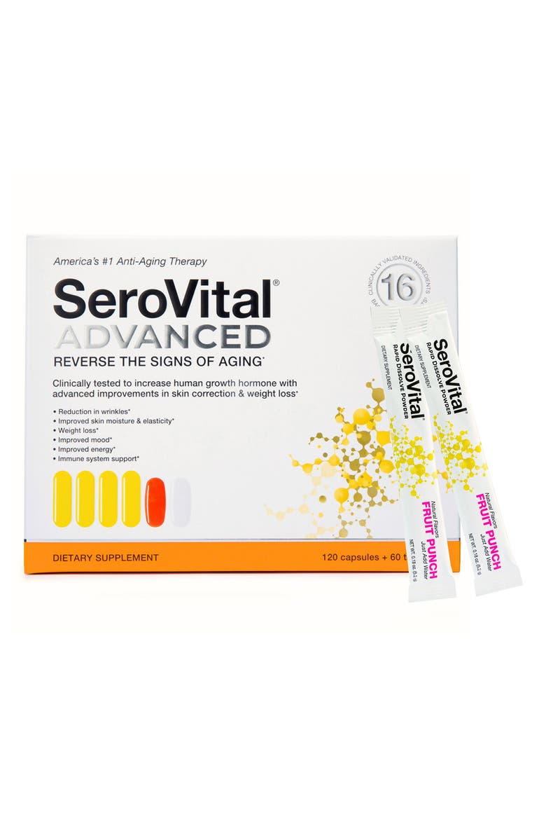 SeroVital ADVANCED 30-Day Plus Free Fruit Punch 14-Day Set, Main, color, 