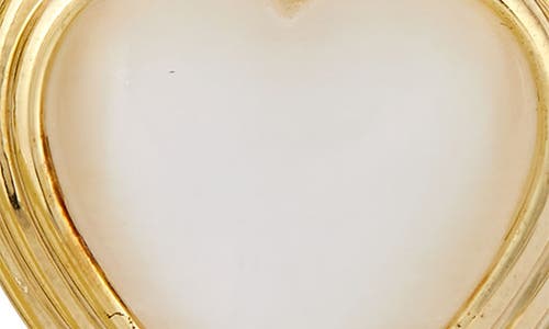Savvy Cie Jewels Faux Pearl & Mother-of-pearl Heart Drop Earrings