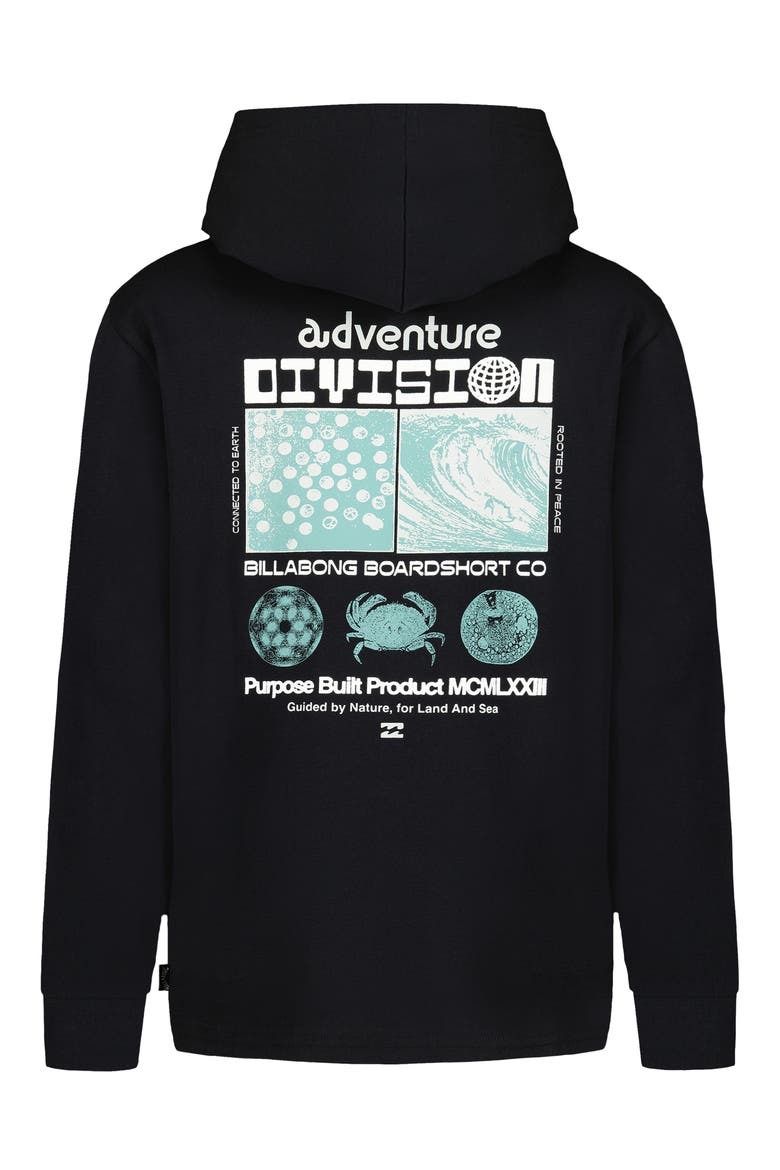 Kids' Particle Graphic Hoodie, Alternate, color, BLACK