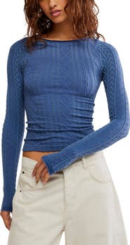 Free People So Soft Seamless Long Sleeve Top