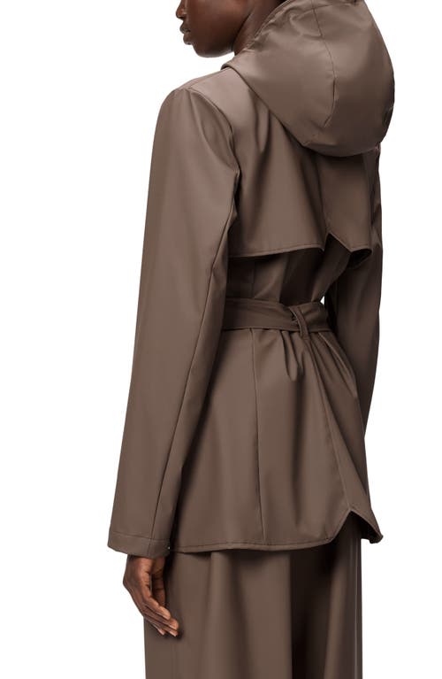 RAINS RAINS CURVE WATERPROOF RAIN JACKET