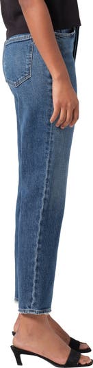 '90s Pinch Waist High Waist Crop Straight Leg Jeans