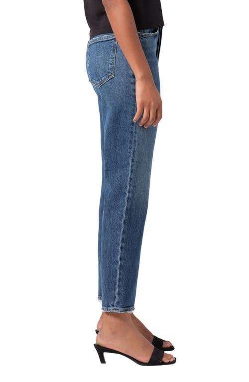 Shop Agolde '90s Pinch Waist High Waist Crop Straight Leg Jeans In Solace