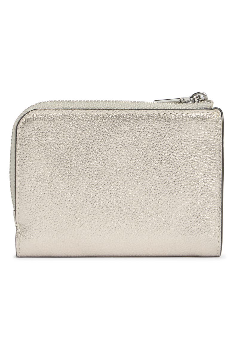 ava metallic zip bifold wallet, Alternate, color, SILVER MULTI