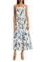 Square Neck Tiered Maxi Dress