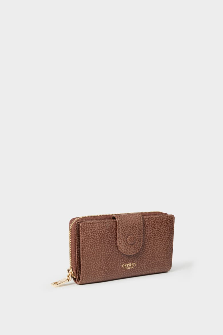 The Core Medium Leather Popper Matinee Purse, Alternate, color, Tan